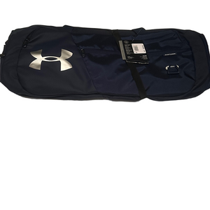 NWT Under Armour Navy and Silver Medium  Duffel Bag